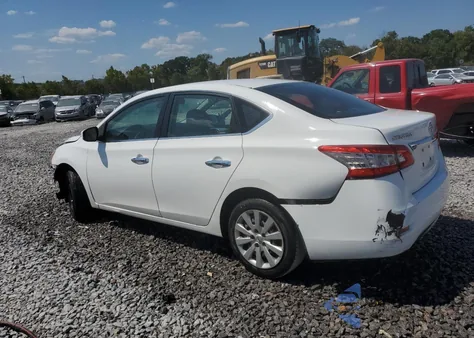 2015 Nissan Sentra S из США, поврежденный, VIN 3N1AB7APXFY367377